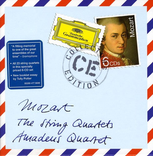 the album cover for Amadeus Quartet - String Quartets