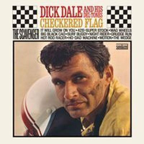 the album cover for Dick Dale - Checkered Flag