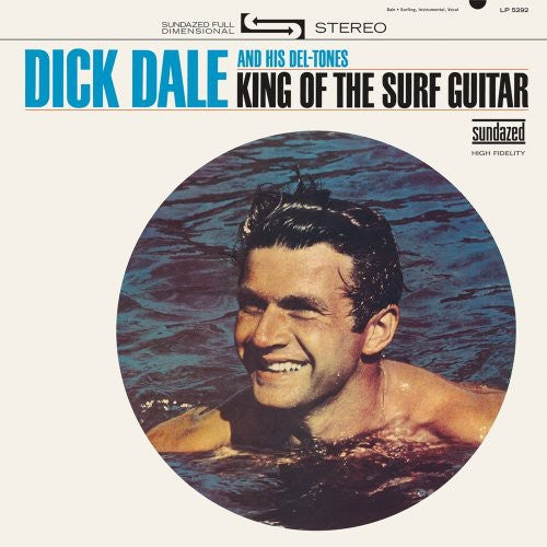 the album cover for Dick Dale - King of the Surf Guitar