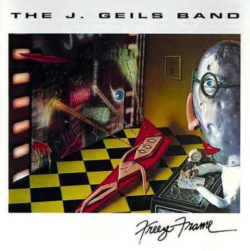 the album cover for J. Geils Band - Freeze Frame