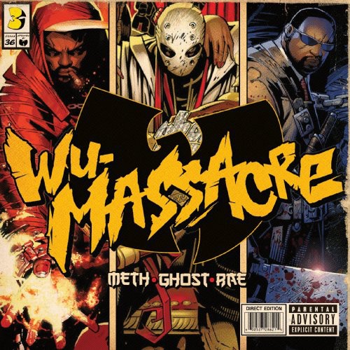 the album cover for Meth - Wu Massacre