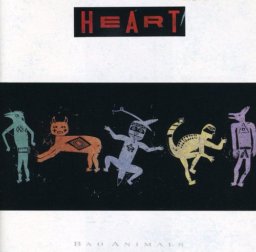 the album cover for Heart - Bad Animals