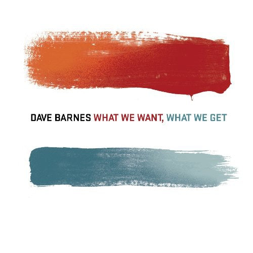 the album cover for Dave Barnes - What We Want What We Got