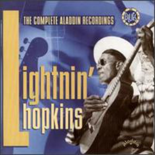 the album cover for Lightnin' Hopkins - Complete Aladdin Recordings