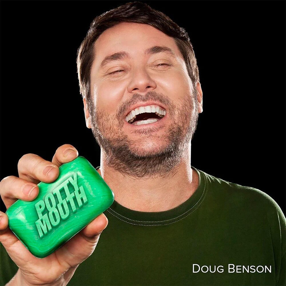 the album cover for Doug Benson - Potty Mouth