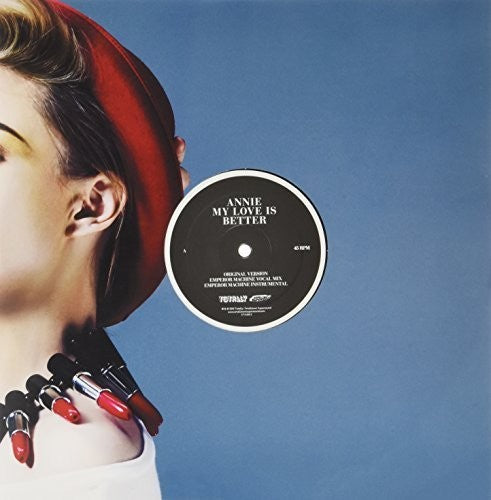 the album cover for Annie - My Love Is Better