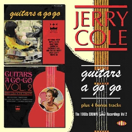 the album cover for Jerry Cole - Guitars A Go-Go [Import]