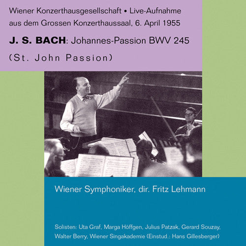 the album cover for Fritz Lehmann - St John Passion