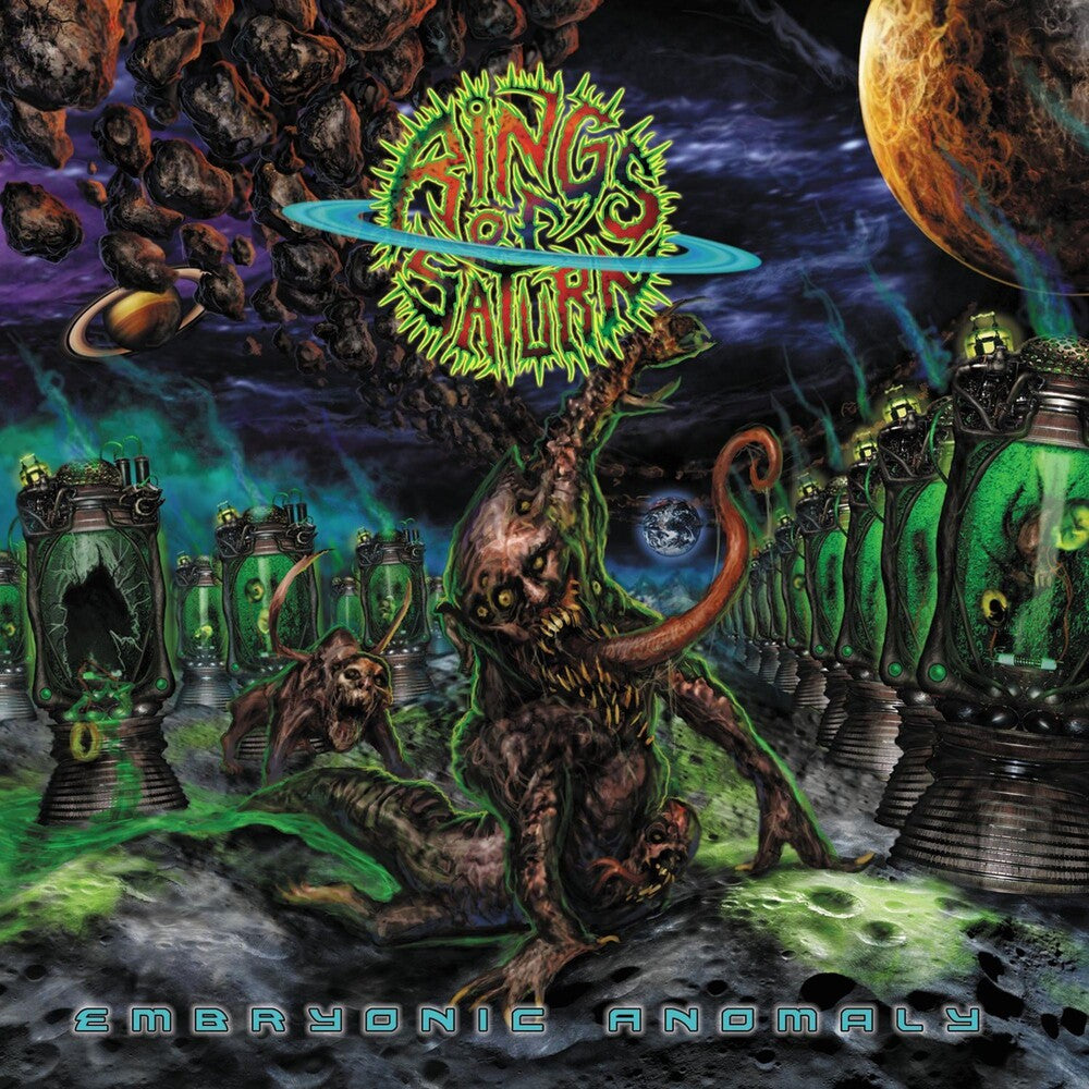 the album cover for Rings Of Saturn - Embryonis Anomaly