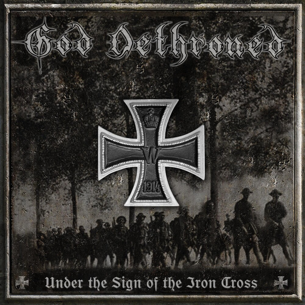the album cover for God Dethroned - Under the Sign of the Iron Cross