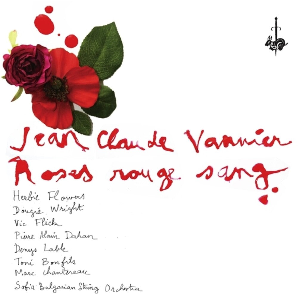 the album cover for Jean-Claude Vannier - Roses Rouge Sang