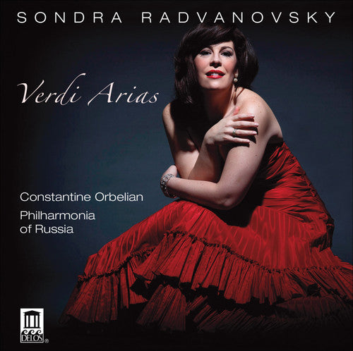 the album cover for Sondra Radvanovsky - Verdi Arias