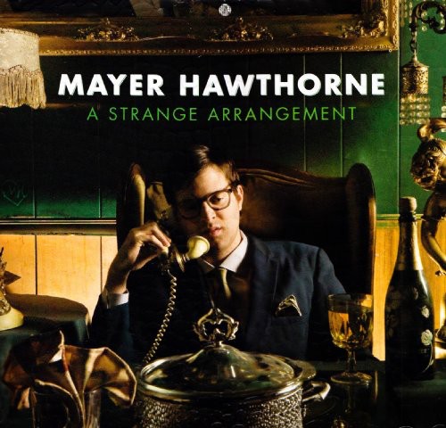 the album cover for Mayer Hawthorne - Strange Arrangement
