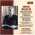 the album cover for Fritz Busch - Fritz Busch - Beethoven Chopin Brahms 1950