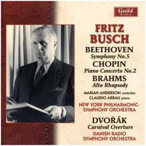 the album cover for Fritz Busch - Fritz Busch - Beethoven Chopin Brahms 1950