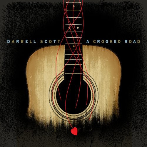 the album cover for Darrell Scott - A Crooked Road