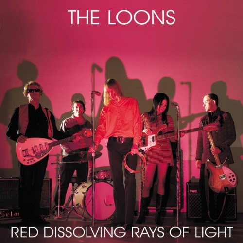 the album cover for Loons - Red Dissolving Rays of Light