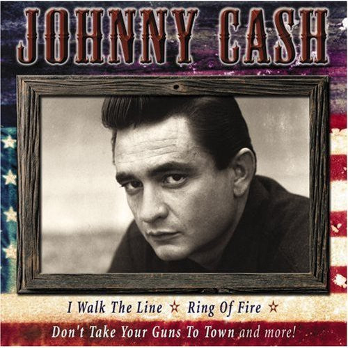 the album cover for Johnny Cash - Giant Hits