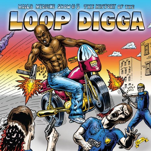 the album cover for Madlib - Madlib Medicine Show, Vol. 5 - History Of The Loop Digga: 1990-2000