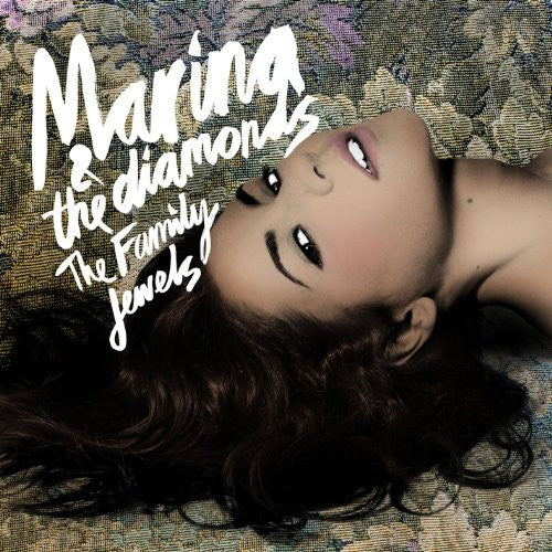 the album cover for Marina - The Family Jewels