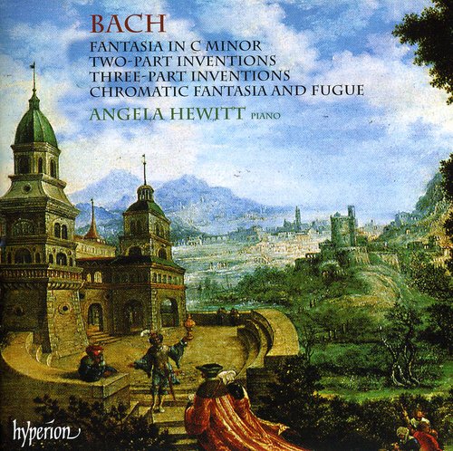 the album cover for J.S. Bach - Fantasia / 2 & 3 Part Inventions