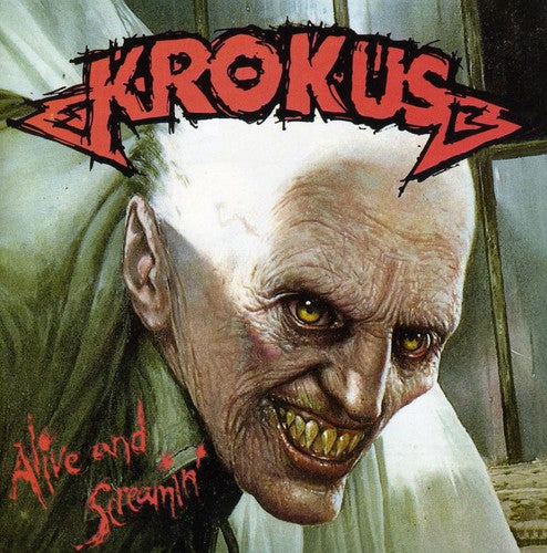 the album cover for Krokus - Alive & Screamin [Import]