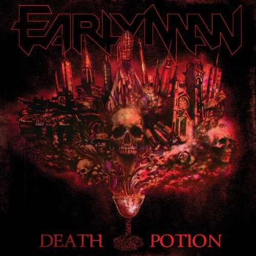 the album cover for Early Man - Death Potion