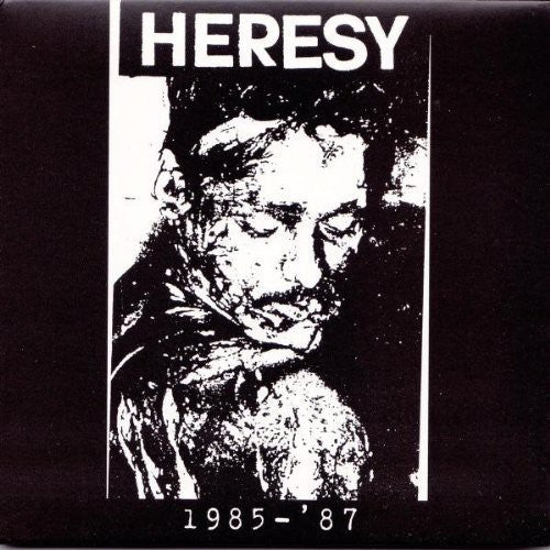 the album cover for Heresy - 1985-87 [Import]