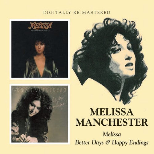 the album cover for Melissa Manchester - Melissa/Better Days & Happy Endings [Import]