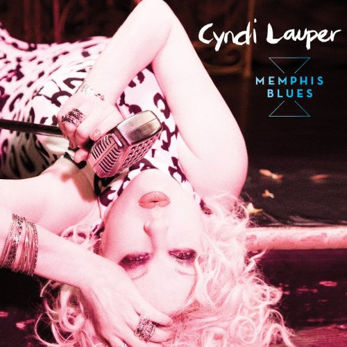 the album cover for Cyndi Lauper - Memphis Blues