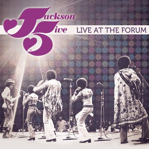 the album cover for Jackson 5 - Live At The Forum