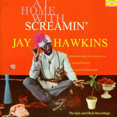 the album cover for Screamin' Jay Hawkins - At Home With Screamin' Jay Hawkins [Import]