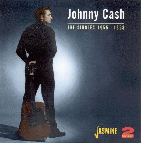 the album cover for Johnny Cash - Singles