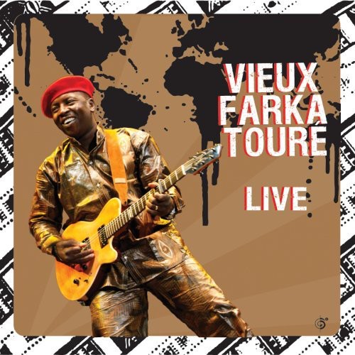 the album cover for Vieux Toure Farka - Live [Digipak]