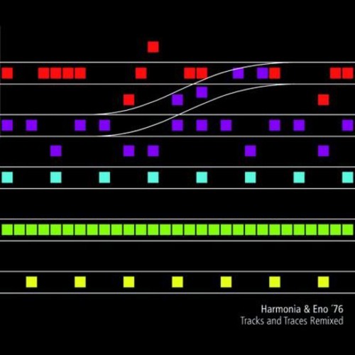 the album cover for Harmonia / Brian Eno - Tracks & Traces Remixed