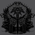 the album cover for Wolvhammer - Black Marketeers of World War III