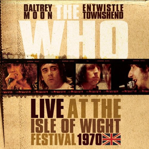 the album cover for The Who - Live at the Isle of Wight Festival 1970