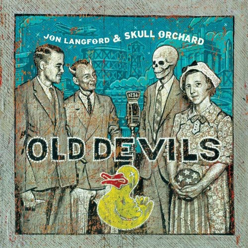 the album cover for Jon Langford & Skull Orchard - Old Devils [LP]