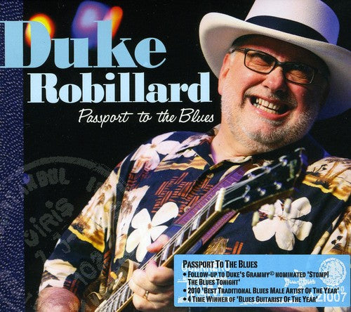 the album cover for Duke Robillard - Passport To The Blues [Digipak]