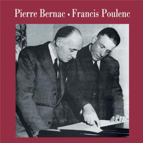 the album cover for Pierre Bernac - Pierre Bernac Sings Poulenc