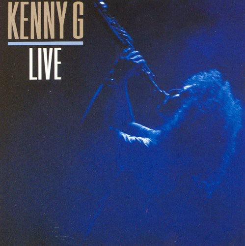 the album cover for Kenny G - Live