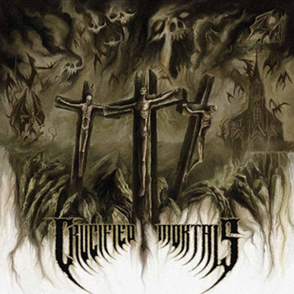 the album cover for Crucified Mortals - Crucified