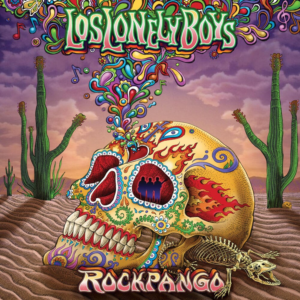 the album cover for Los Lonely Boys - Rockpango