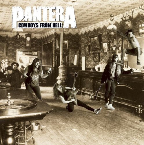 the album cover for Pantera - Cowboys From Hell