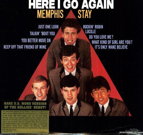 the album cover for Hollies - Here I Go Again
