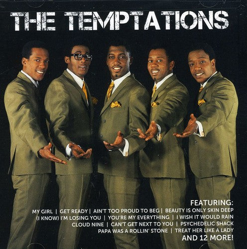 the album cover for The Temptations - Icon
