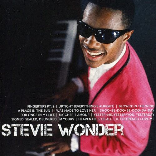 the album cover for Stevie Wonder - Icon