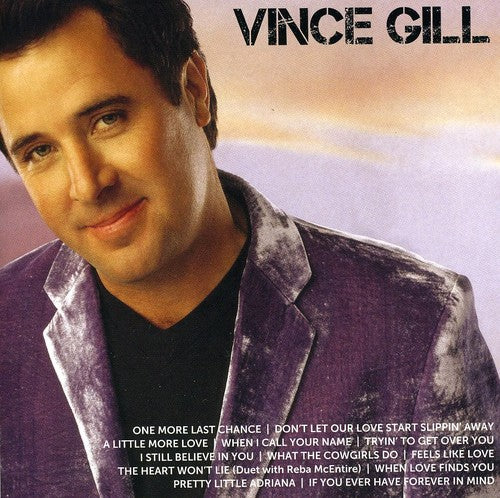 the album cover for Vince Gill - Icon