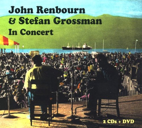 the album cover for Stefan Grossman - John Renbourn and Stefan Grossman In Concert