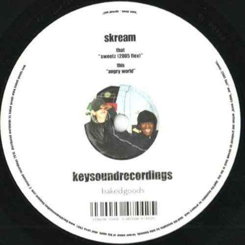 the album cover for Skream - Sweetz [2005 Flex]/Angry World [EP] [Single]